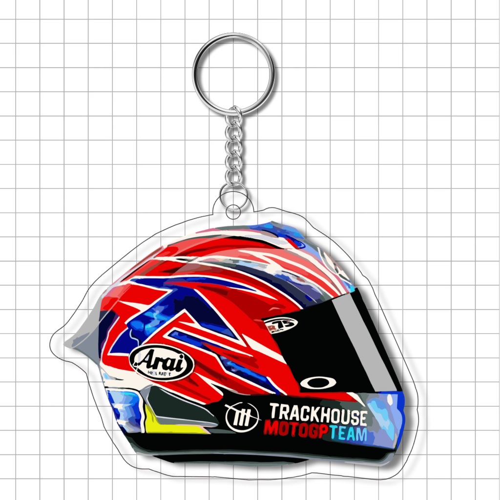 Keychain MotoGP Helmet Ai Ogura