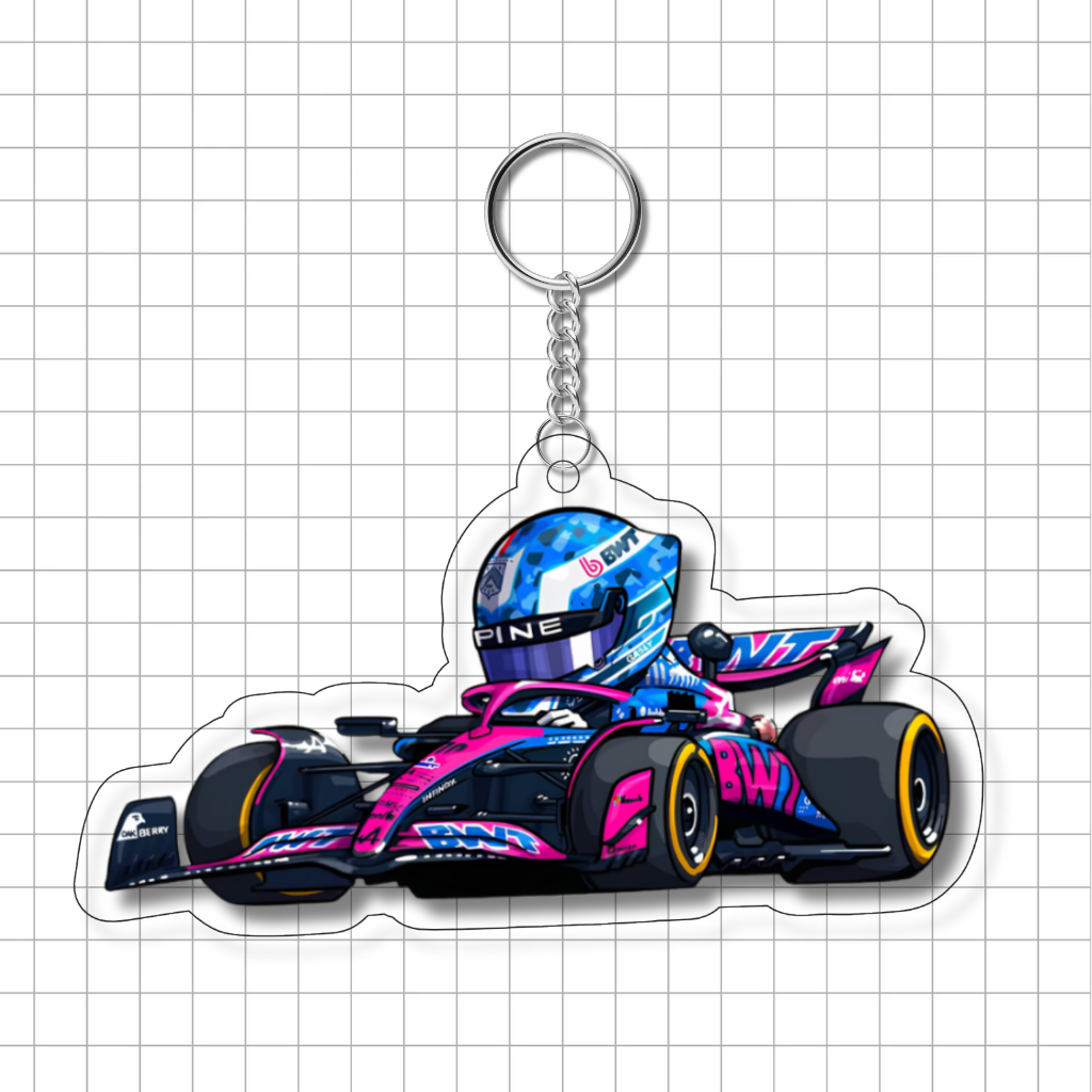 Keychain F1 Cartoon V2 Gasly