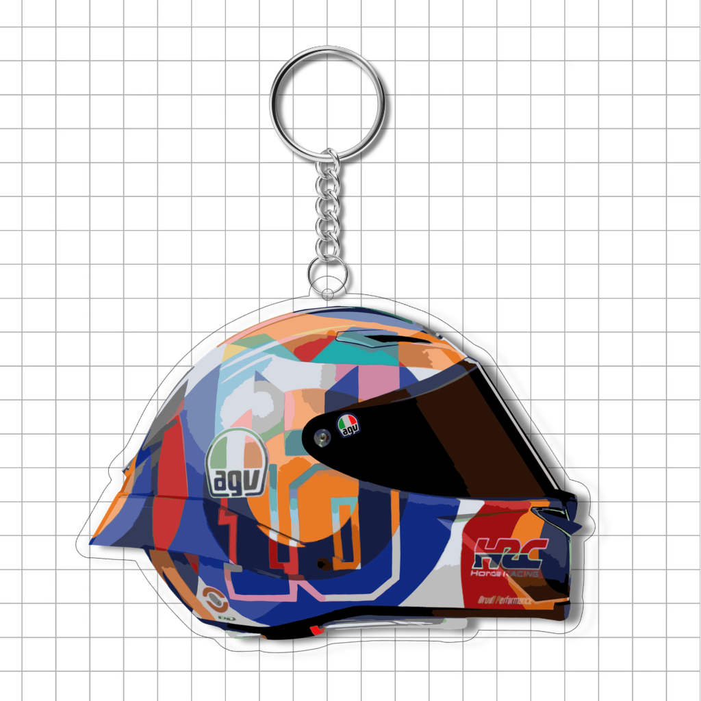 Keychain MotoGP Helmet Luca Marini